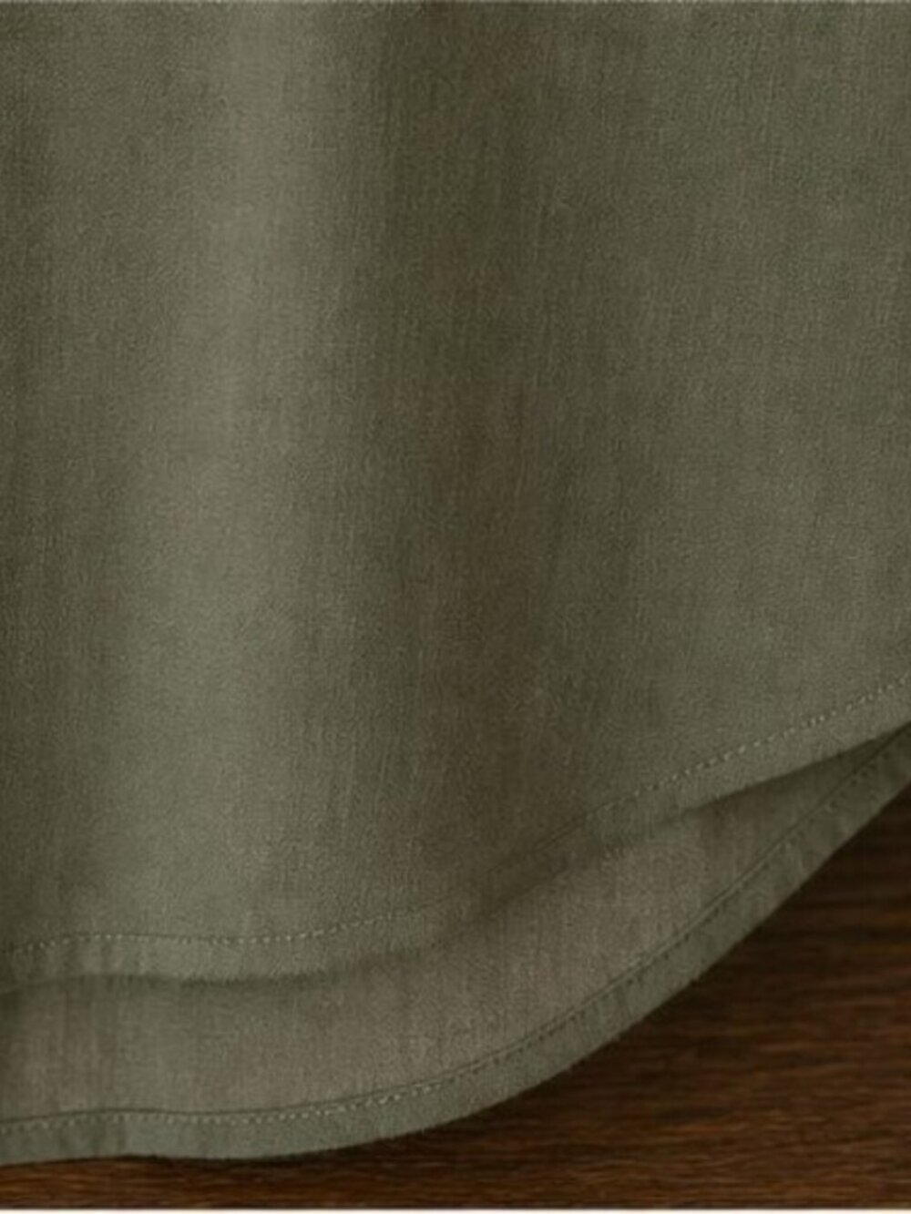 Olive Ruffle Blouse - Picture 6 of 6